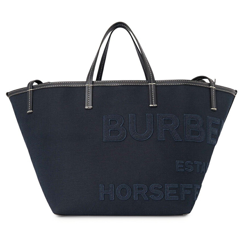 Burberry Horseferry Beach Tote Bag Shoulder MN